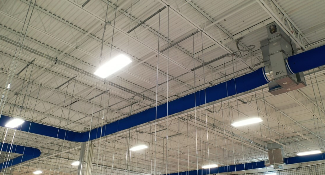 Crowther Roofing and Cooling installs Duct Sox at the Commercial Distribution Center in Fort Myers and serving Sarasota