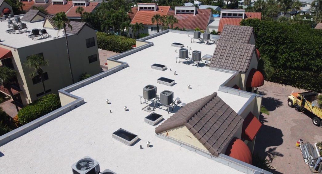 Flat Roof Replacement by Crowther Roofing Sheet Metal Jupiter FL serving Fort Myers Sarasora