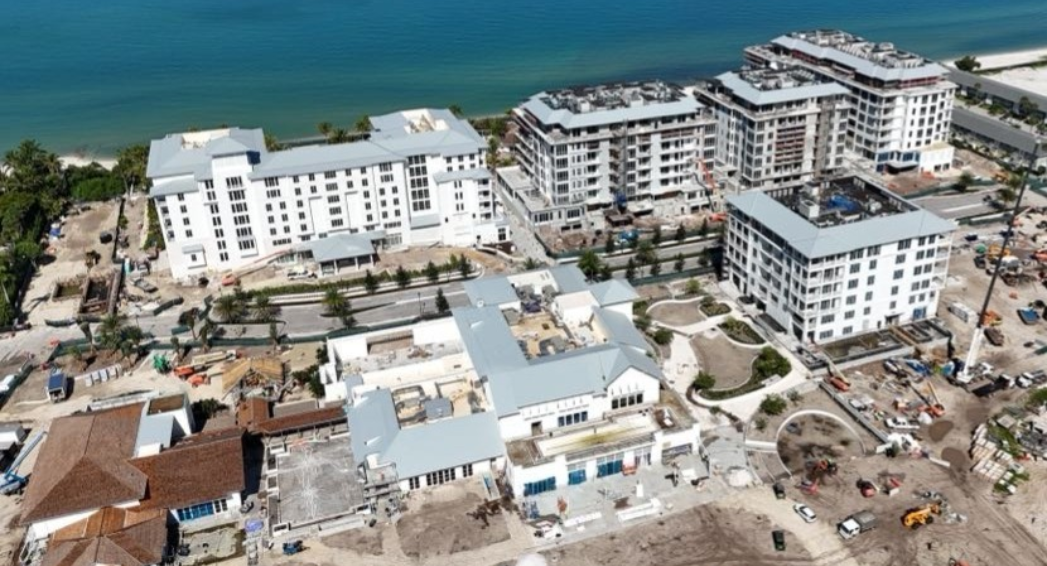 Naples Beach Club overview of roofing services by Crowther Roofing Cooling serving Fort Myers Sarasota Jupiter