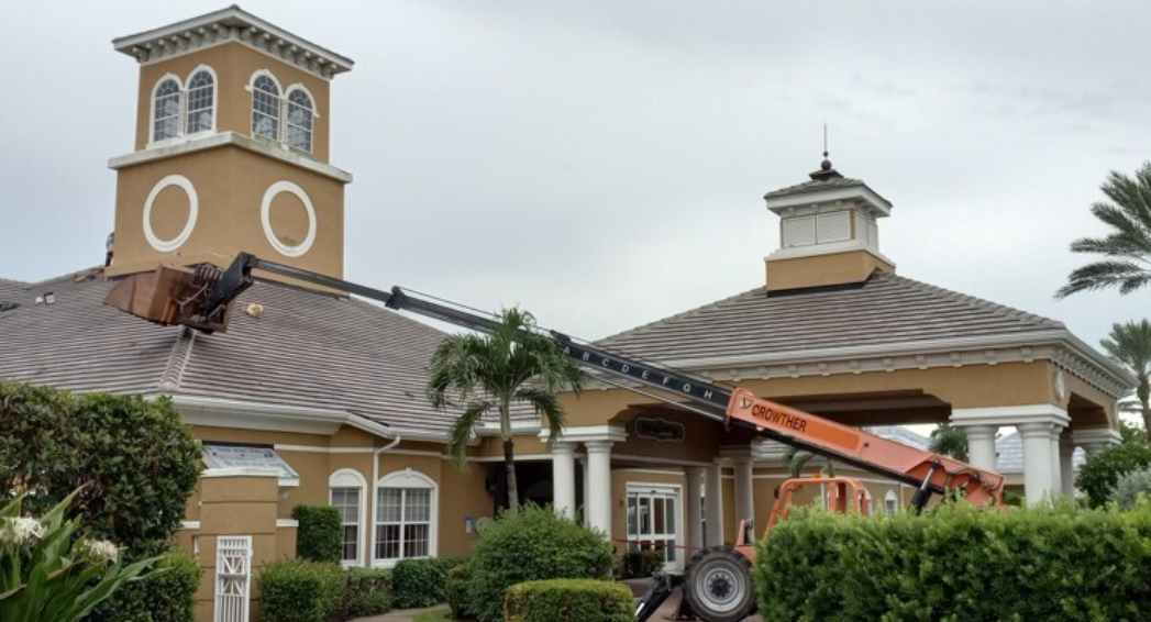 Aston Gardens reroof by Crowther Roofing