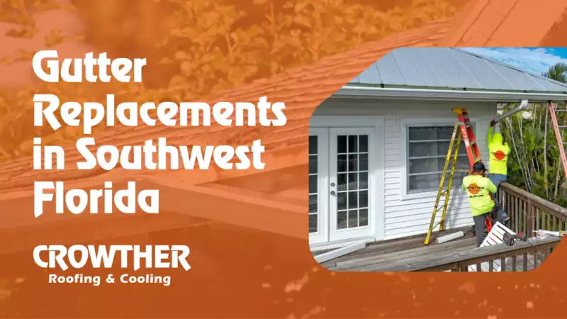 Gutter Replacement blog by Crowther Roofing Cooling